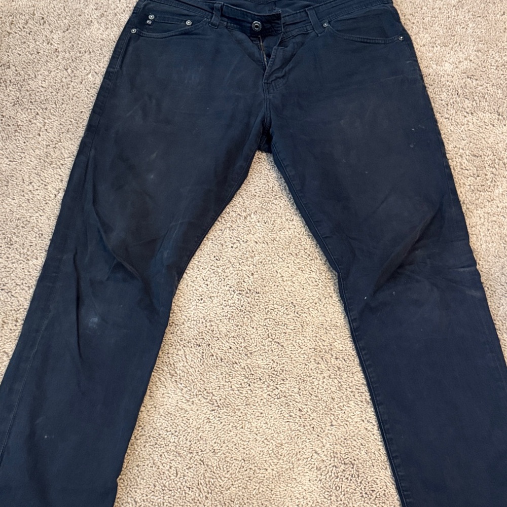Ag Adriano Goldschmied Navy Pants SUD